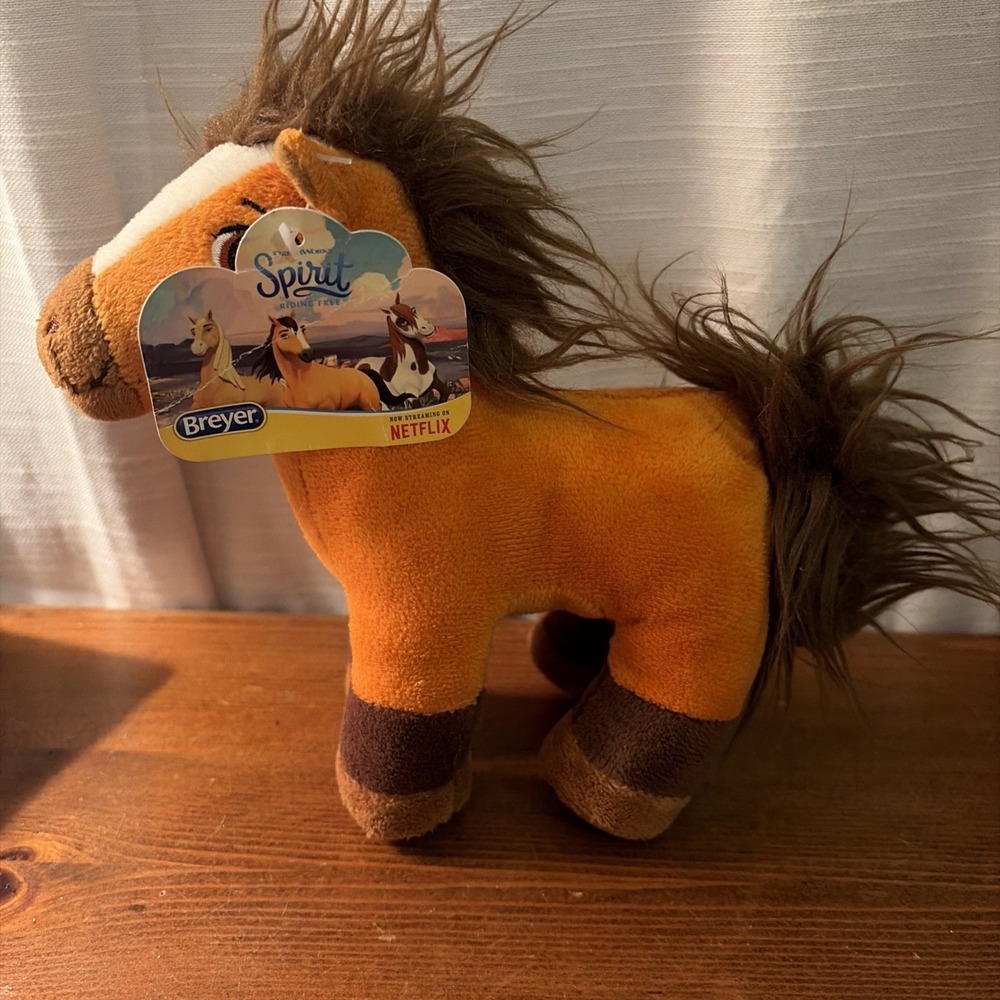 NWT BREYER DREAMWORKS SPIRIT MOVIE NETFLIX PLUSH 7"